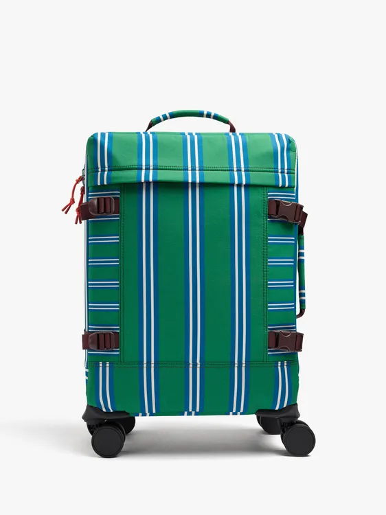 Striped Nylon Suitcase 248576 — image 1