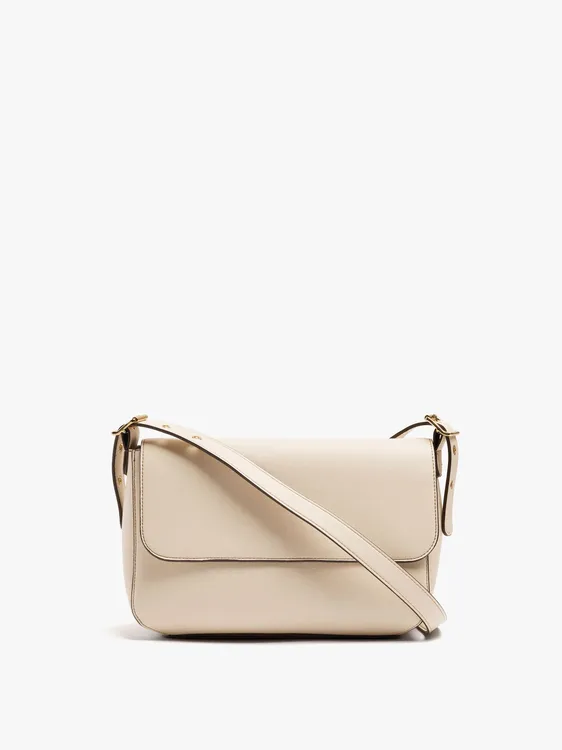 Plain Crossbody Bag With Flap And Inner Pouch 248663 — image 1