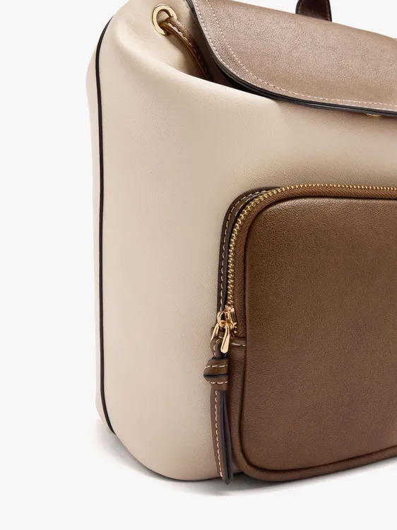Backpack Color Block With Flap 248692 — image 3