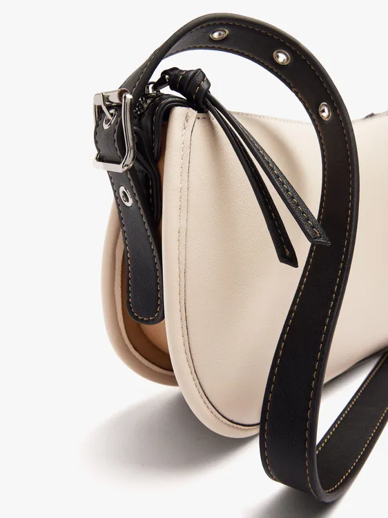 Structured Crossbody Bag With Color Block 248697 — image 3