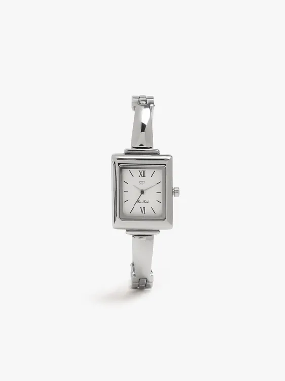 Rectangular Watch With Stainless Steel Bracelet 248700 — image 1