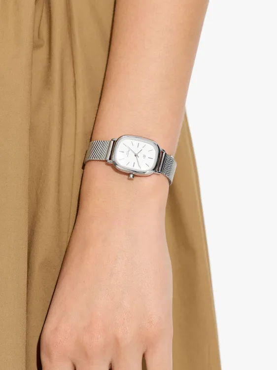 Rectangular Watch With Metal Mesh 248710 — image 3