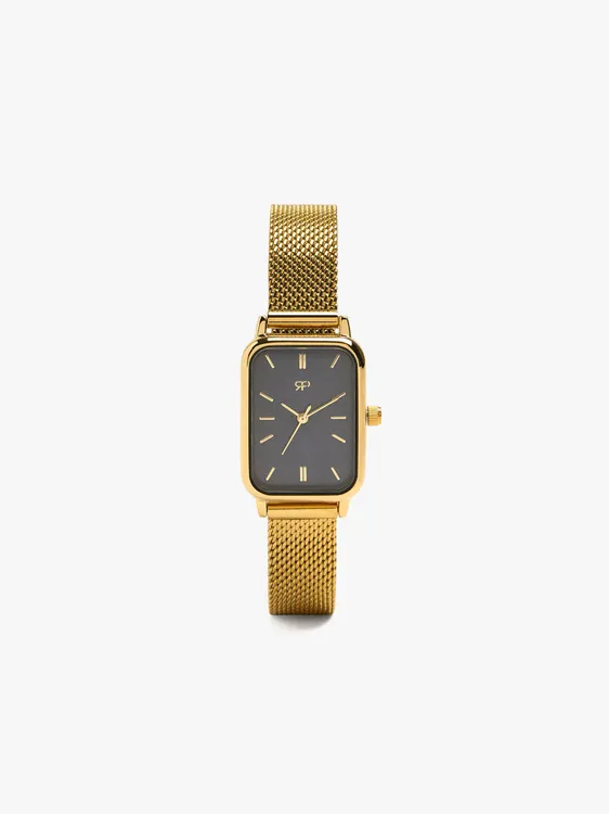 Rectangular Watch With Stainless Steel Metal Mesh 248712 — image 1