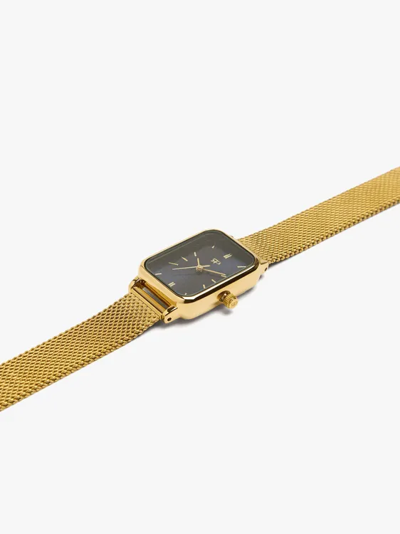 Rectangular Watch With Stainless Steel Metal Mesh 248712 — image 2