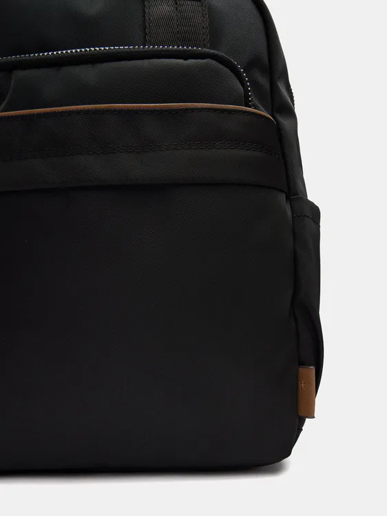 Basic Nylon Backpack With Strap 248717 — image 2
