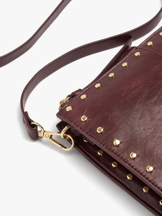 Crossbody Bag With Cracked Effect With Studs 248853 — image 3