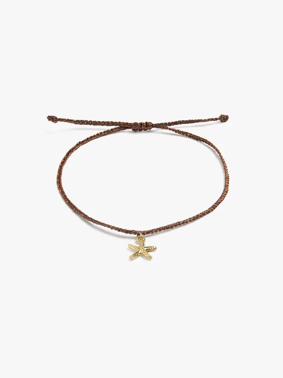 Adjustable Drawstring Bracelet With Starfish 248863 — image 1
