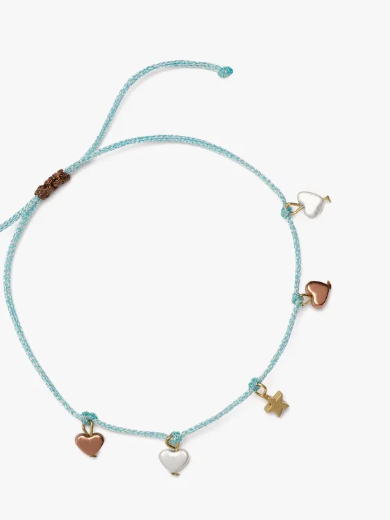 Adjustable Bracelet With Heart And Star Charms 248868 — image 2
