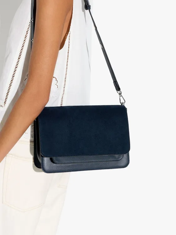 Crossbody Bag With Flap Soft Texture 248873 — image 3
