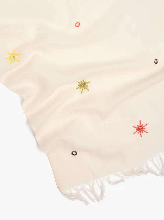 Pareo With Bead Detail 100% Linen 248983 — image 3