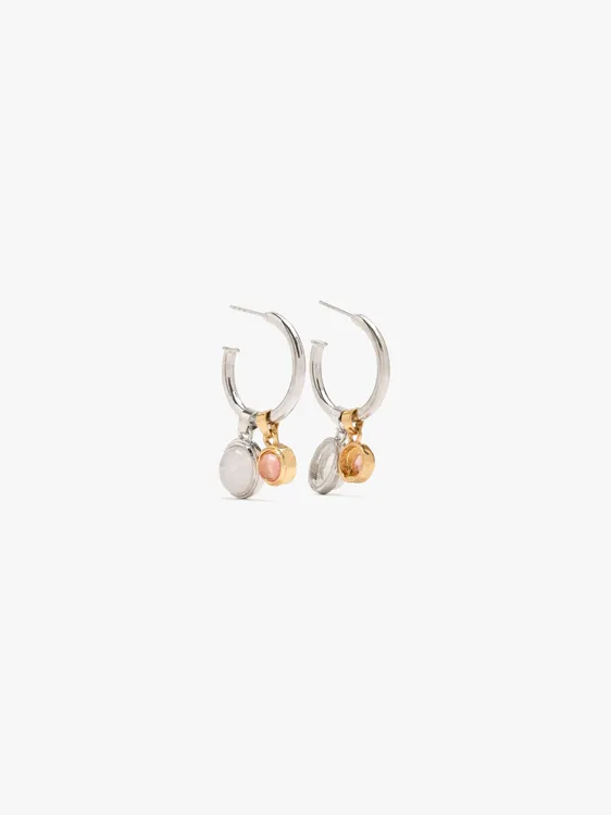 Hoop Earrings With Stones 249044 — image 1
