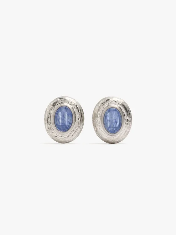 Oval Earrings With Stone 249057 — image 1