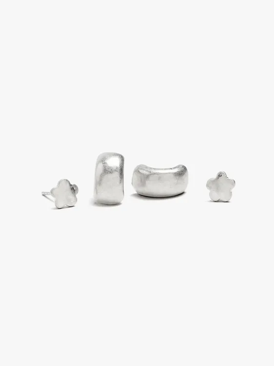 Set Of Silver Earrings 249069 — image 2
