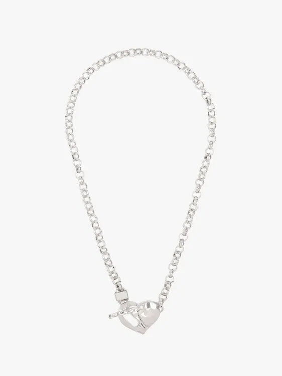 Necklace Of Links With Heart Pendant 249087 — image 1