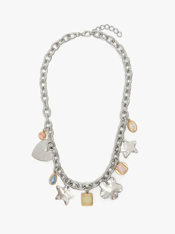 Necklace Of Links With Stones And Charms 249093 — image 1