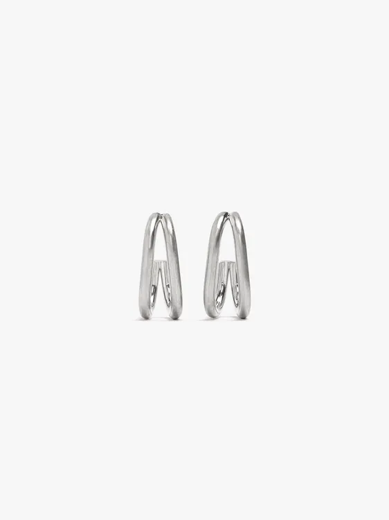 Open Hoop Earrings With Double Effect 249094 — image 1
