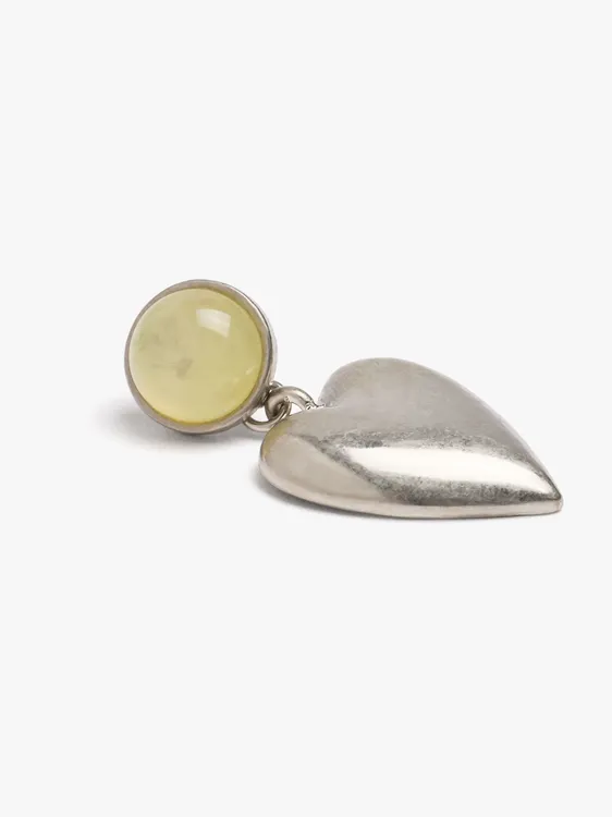 Heart Earrings With Resin 249097 — image 2