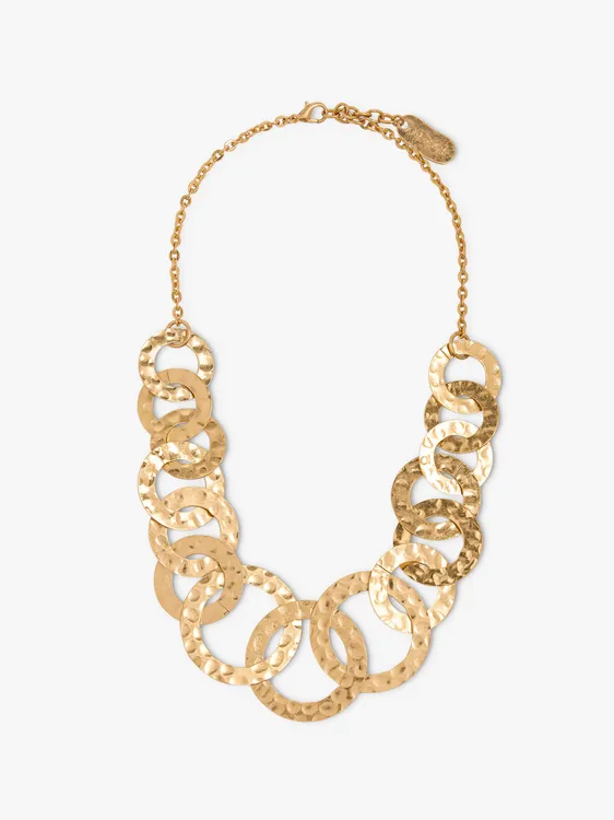 Long Necklace With Interlaced Hoops 249911 — image 1