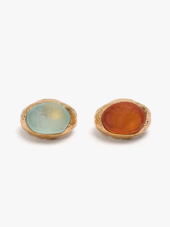 Set Of Rings With Stone Effect 249916 — image 1