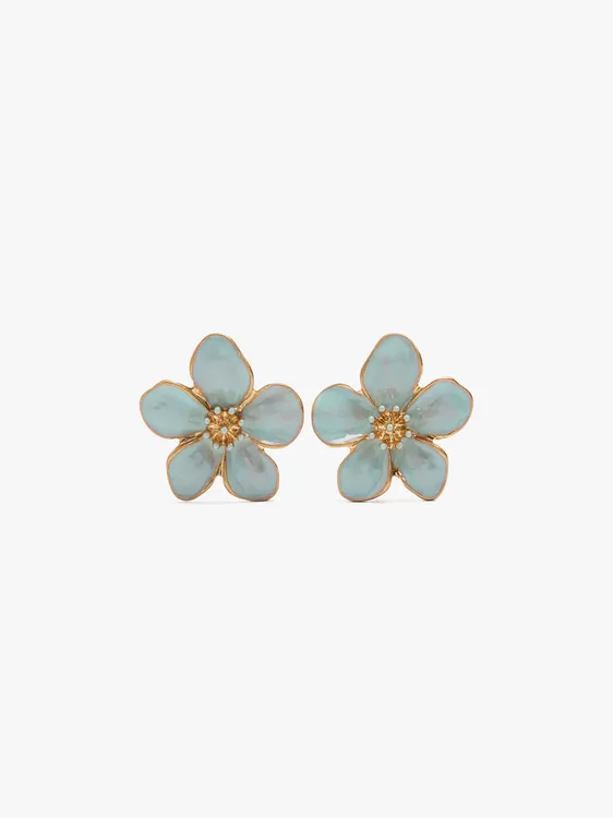 Maxi Flower Earrings With Enamel 249923 — image 1