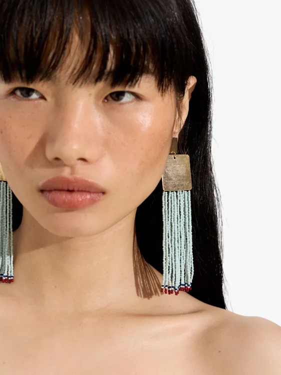 Maxi Earrings Long With Beads 249938 — image 3