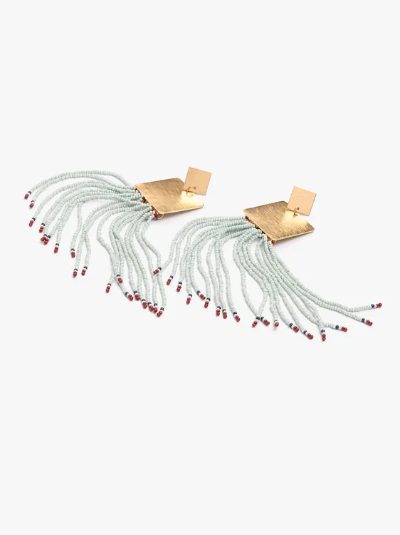 Maxi Earrings Long With Beads 249938 — image 2