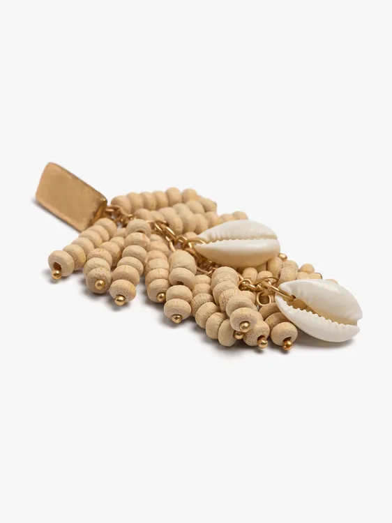 Earrings With Wood Beads And Shells 249948 — image 2