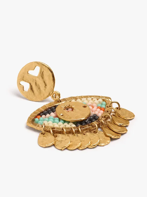 Eye Earrings With Beads And Charms 250156 — image 2