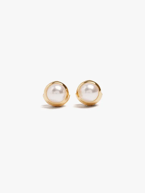 Hoop Earrings With Pearls 250169 — image 1