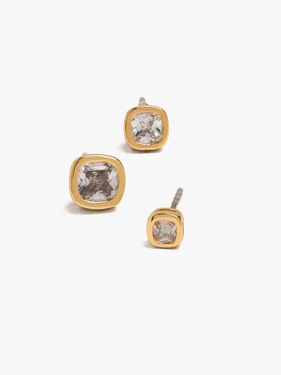 Set Of Earrings With Cubic Zirconia 250174 — image 2