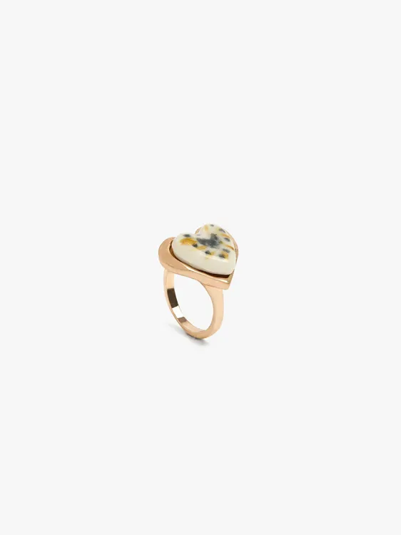 Heart Ceramic Ring With Enamel 250186 — image 3