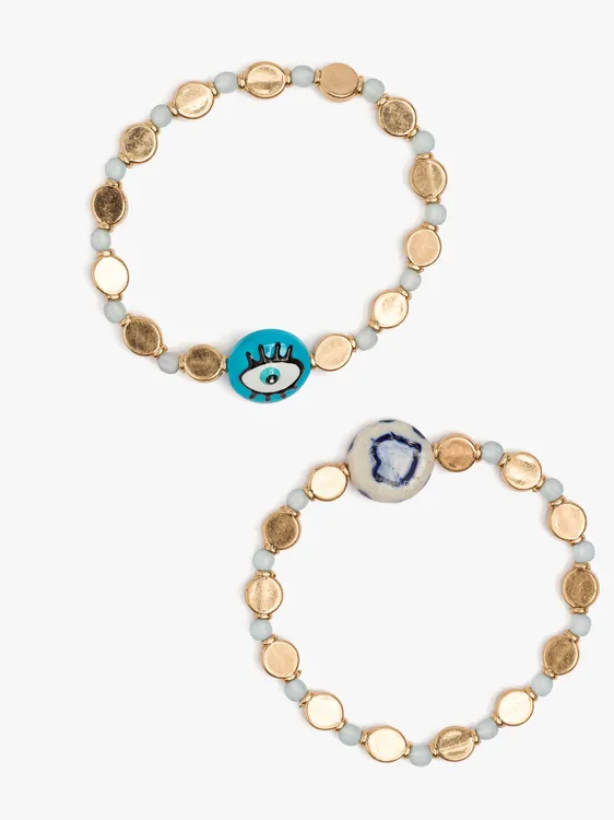 Set Of Bracelets With Ceramic 250190 — image 2
