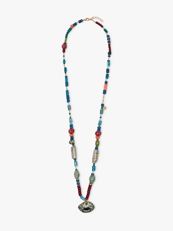 Long Necklace With Multicolour Beads 250263 — image 1