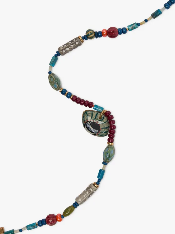 Long Necklace With Multicolour Beads 250263 — image 2