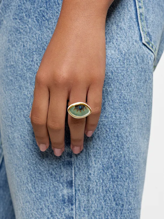 Ring Eye With Ceramic 250311 — image 3