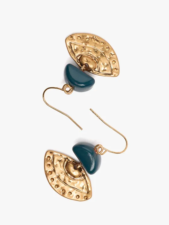 Eye Earrings With Ceramic 250313 — image 2