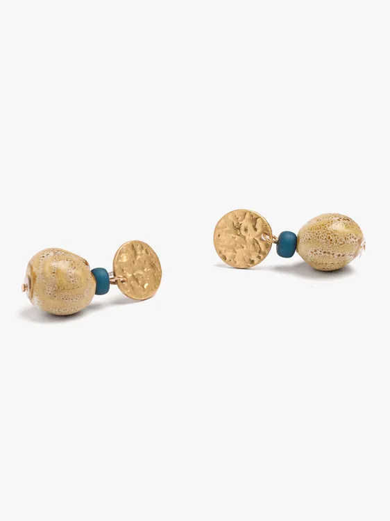 Earrings With Ceramic Beads 250319 — image 2