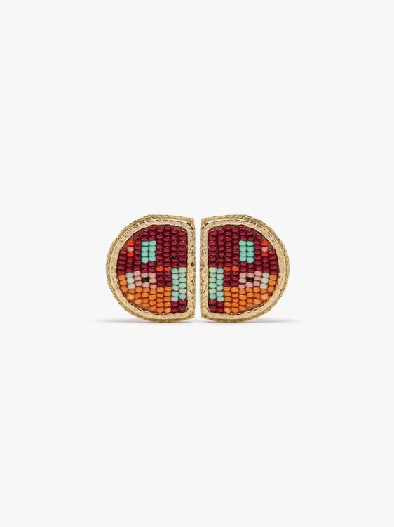 Semicircle Earrings With Beads 250380 — image 1