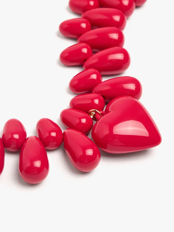 Maxi Necklace With Heart Pendant 250602 — image 2