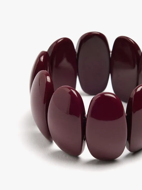 Elasticated Bracelet With Oval Shapes 250606 — image 2