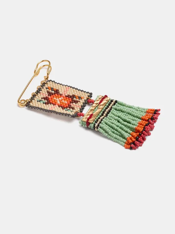 Brooch With Multicolor Beads 250752 — image 3