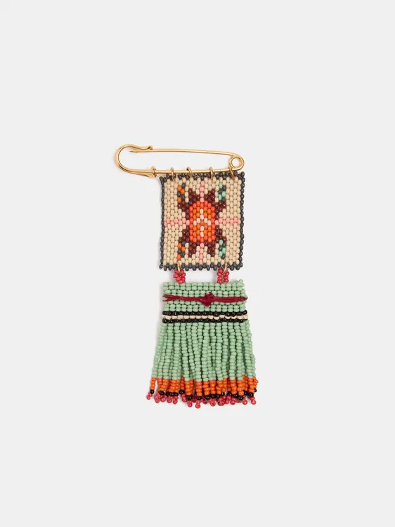 Brooch With Multicolor Beads 250752 — image 2