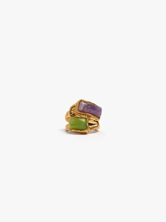 Wide Ring With Stones 250762 — image 1