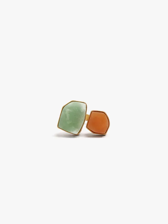 Open Ring With Irregular Stones 250843 — image 1