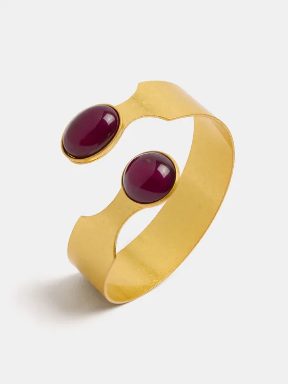 Crossed Bracelet With Stone Effect Details 250873 — image 2