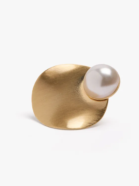Round Pearl Earrings 250997 — image 2