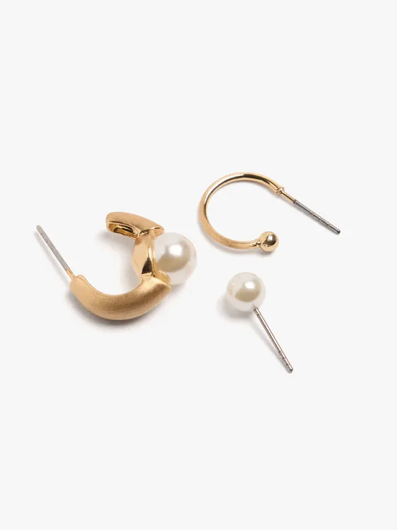 Set Of Earrings With Pearls 250999 — image 2