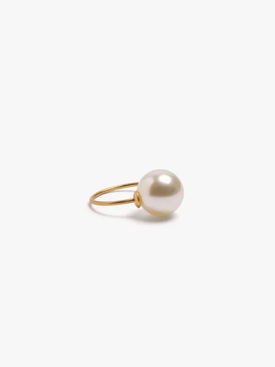 Thin Pearl Ring With Pearl 251115 — image 2