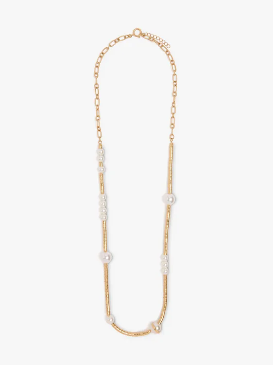 Long Necklace With Pearls 251126 — image 1