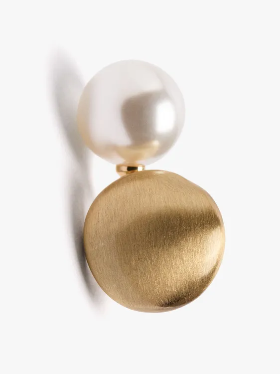 Round Pearl Earrings 251130 — image 2